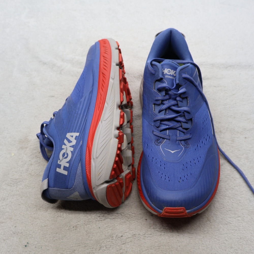 Hoka Mens 13 Athletic Shoes Blue Stinson ATR 6 All-Terrain Running Cushioned